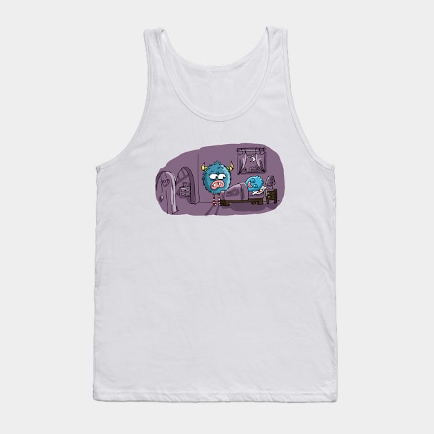 Early Sleeper Tank Top by HappyLand